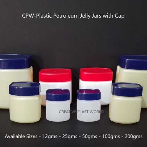 Petroleum jelly jars